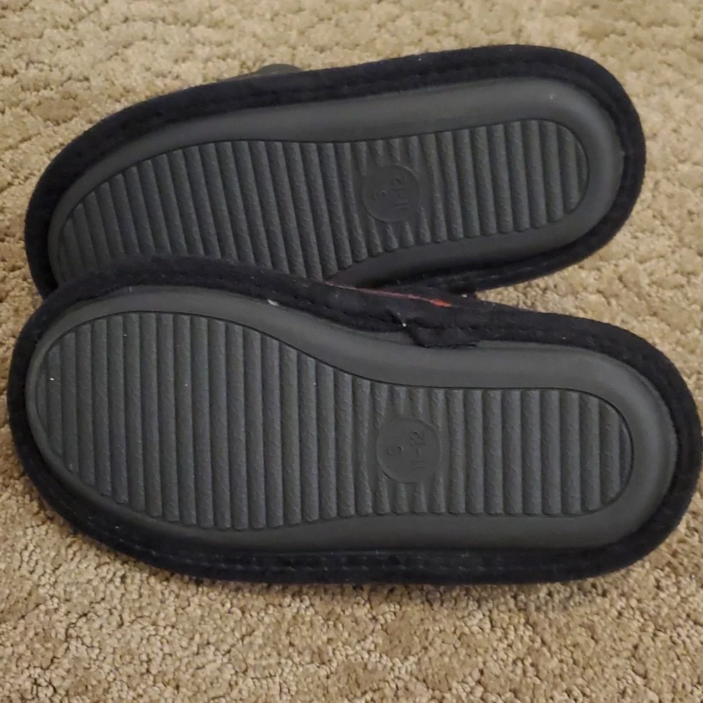 Boys Girls Falls Creek Buffalo Check Scuff Slippers Size 11/12 13/1 Holiday NWT
